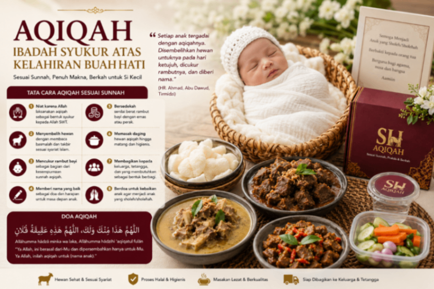Doa Aqiqah Lengkap Beserta Tata Cara Pelaksanaannya Sesuai Sunnah | SH Aqiqah